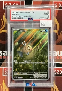 Feebas 198/191 Sv08: Surging Sparks Holo PSA 9 - Picture 1 of 2