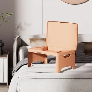 Foldable Work Table Small Spaces Folding Portable Lap Desk for Students - Zdjęcie 1 z 14