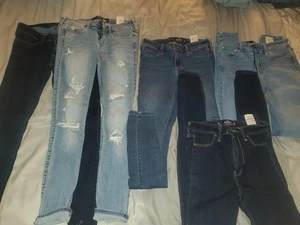 Damen Hollister Jeans Paket Größe 3 Long Skinny - Bild 1 von 7