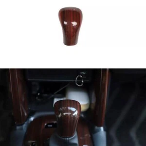 For Toyota Corolla Cross Gear Shift Knob Car Middle Console Red Wood Cover Trim - Imagen 1 de 8