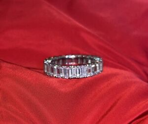 DQ CZ Eternity Band ring size 10