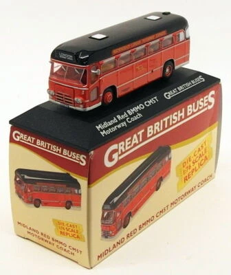 Atlas Editions 1/76 Scale 4 655 112 - Midland Red BMMO CM5T Motorway Coach - Image 1 of 3