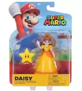 Nintendo Super Mario 10cm Daisy and Star Jakks Figure Toy New - Picture 1 of 8