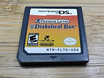 Professor Layton and the Diabolical Box, Nintendo DS, 2009, GAME CARTIDGE ONLY - Image 1 of 3