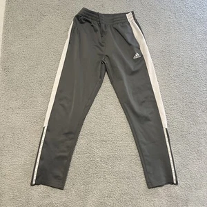 Youth L 14/16 Adidas Athletic Training Pants Black Dark Gray Soccer Tiro - Picture 1 of 7