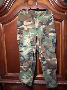 US Military Woodland Camo Cargo Hose Regular 39-42 28 1/2 - 32 1/2 - Bild 1 von 20