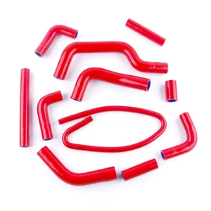 For DUCATI MONSTER S4 2001 2002 2003 Red Silicone Radiator Hose Coolant Pipe - Picture 1 of 9