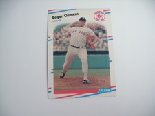 1988 Fleer Baseball ⚾ Roger Clemens - Boston Red Sox - Card #349