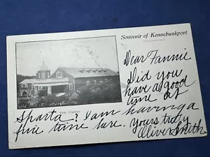 Tarjeta postal privada 1912 Kennebunkport, ME - El casino, 1898 - Imagen 1 de 2