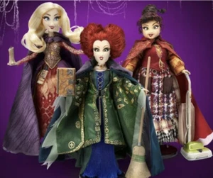 "Juego de 3 muñecas Disney/Hocus Pocus Sanderson Sisters - edición limitada de 12" - Imagen 1 de 7
