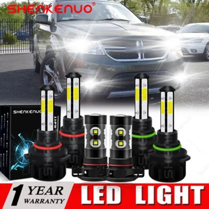 Para Dodge Journey 2010-2019 6 piezas nuevo combo faros LED luces antiniebla altas bajas - Imagen 1 de 16