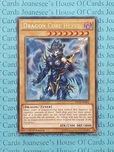 INOV-EN001 Dragon Core Hexer Rare Yu-Gi-Oh Card 1st Edition New - Picture 1 of 4