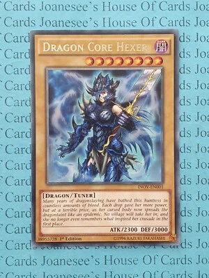 INOV-EN001 Dragon Core Hexer Rare Yu-Gi-Oh Card 1st Edition New - Image 1 of 4