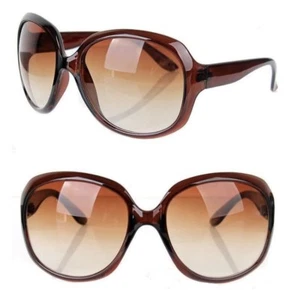 LARGE OVERSIZED LADIES WOMEN SUNGLASSES DESIGNER BIG FRAME RETRO VINTAGE UK - Picture 1 of 17