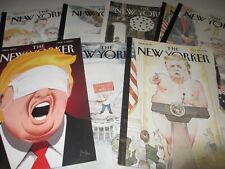 DONALD TRUMP The New Yorker magazine front cover ONLY rare 2018-2021 LOT of 9