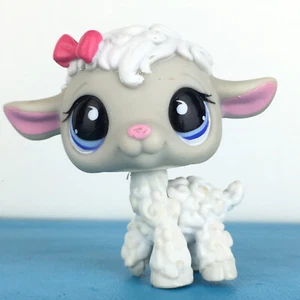 Authentic Littlest Pet Shop #879 Sheep Lamb / Original Hasbro LPS - Picture 1 of 3