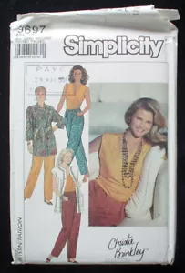 1990'S SIMPLICITY PATTERN No.9697, ALL SIZES, ENGLISH & FRENCH INSTRUCTIONS - Imagen 1 de 5