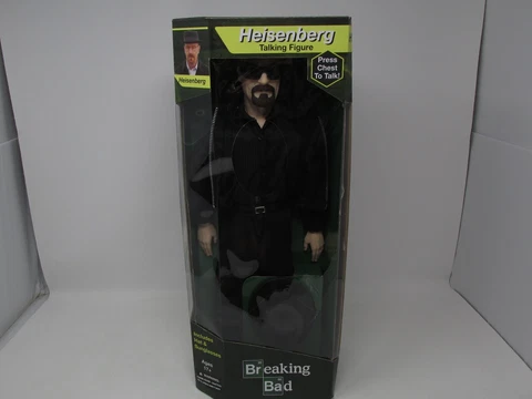 NEW Heisenberg Walter White Breaking Bad 17" Talking Figure Includes Hat Glasses Cover