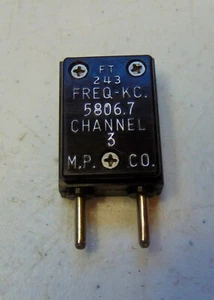 Radio Militar Ham 5806.7 KC FT-243 Vintage Cuarzo Cristal - Imagen 1 de 2