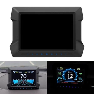 P22 Auto HUD Head Up Display Digital GPS Smart Tachometer OBD2 Scanner Universal - Bild 1 von 23