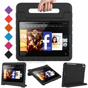 New Kids Shockproof Silicone Case Tough Eva Foam For Amazon Kindle Fire HD 8" 7" - Picture 1 of 14