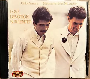 SANTANA / MAHAVISHNU / McLAUGHLIN - Love Devotion Surrender CD Columbia Exc Cond - Picture 1 of 2