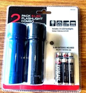 Two pack LED flashlights - Picture 1 of 1
