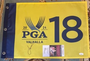 Jordan Spieth Signed Autograph 2024 PGA Championship Flag Valhalla JSA COA - Picture 1 of 1