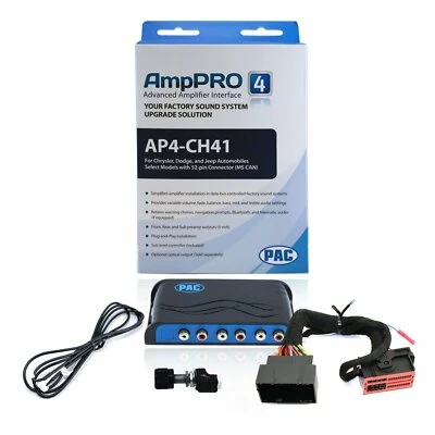 PAC AP4-CH41 R.2 Advanced Amplifier Integration Interface Module Dodge Ram Jeep - Image 1 of 4