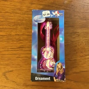 Hannah Montana Purple Guitar Christmas Tree Ornament - Disney - New - Picture 1 of 3