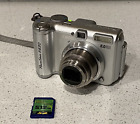 Canon PowerShot A630 8.0MP Digital Camera Silver 512MB SD Card TESTED & WORKING