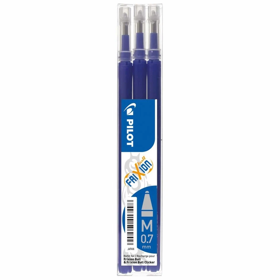 Pilot 2261003F Mine für Tintenroller Frixion - Blau (Packung mit 3)