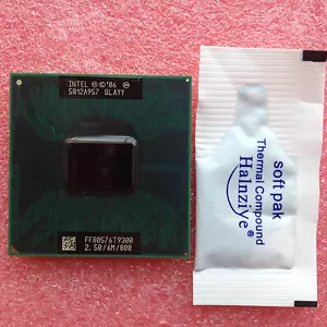 Intel Core2 Duo Mobile T9300 2,5/6M/800 FSB800 Sockel P Prozessor CPU - Bild 1 von 2