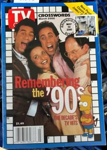 TV Guide Crosswords, March 2000: Remembering the '90"s [Paperback] various - Imagen 1 de 1
