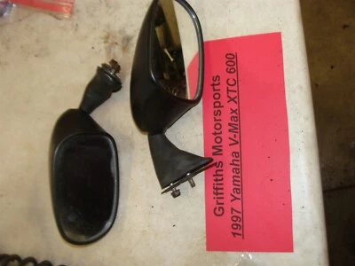 1997 YAMAHA VMAX 600 XTC 8CX fabricante de equipamento original retrovisores esquerdo direito capô smowmobile mou - Imagem 1 de 4