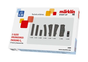 Märklin H0 24905 vía C paquete adicional C5 - NUEVO + EMBALAJE ORIGINAL - Imagen 1 de 1