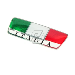 ITALIA Flag Sticker Italy Emblem Badge Decoration for Italian Car Bike Truck - Picture 1 of 5