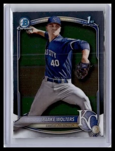 🔥 2025 Bowman Chrome Blake Wolters 1st Bowman #BCP-76 🔥 - Picture 1 of 2