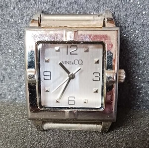 Nine & Co. Ladie's watch Head 9C/5201 white Dial & Silver Tone - Picture 1 of 2