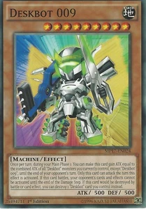 YU-GI-OH CARD: DESKBOT 009 - MP17-EN024 1ST EDITION - Picture 1 of 2