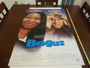 1996 original Bogus Movie Theater Rental HUGE Promo Poster RARE Whoopi Goldberg! - Picture 1 of 8