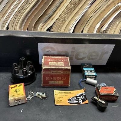 1951 1952 1953 1954 1955 1956 PLYMOUTH KIT DE PUESTA A PUNTO DE ENCENDIDO Foto 1 de 4