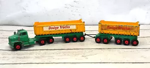 Vintage Lesney Matchbox King Size No. K16 Dodge Tractor Fruehauf Tipper - Picture 1 of 9