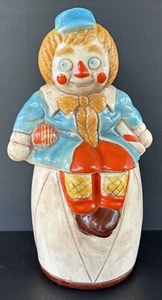 Tarro de galletas vintage Raggedy Anne Maddux of California cerámica mediados de siglo - Imagen 1 de 12