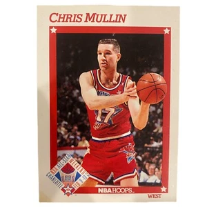 1991-92 NBA Hoops #268 Chris Mullin AS ALL-STAR GOLDEN STATE WARRIORS -- NM - Foto 1 di 2