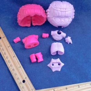 LOL Surprise Dolls Jelly Layer Gummi Rock Kleid Top Stiefel Handschuh Pink Lila OK - Bild 1 von 2