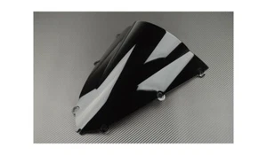 Schwarz Windschild / Windschutzscheibe YAMAHA YZF R1 RN01 1998 Doppelte Krümmung - Picture 1 of 3