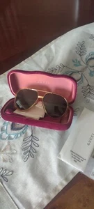 Gucci Herren Gg0904s 61Mm Sonnenbrille Herren Gold Gestell Grüne Gläser - Bild 1 von 5