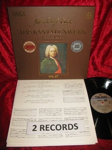 1985 GERMAN 2 LP NM TELDEC 6.35656 DIGITAL STEREO Joh. Sebas. Bach* – Das Kantat - Picture 1 of 2