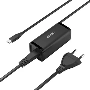 HAMA 200023 USB-C NOTEBOOK-NETZTEIL, 5-20V/65W Notebook-Netzteil Universal, 5 - - Bild 1 von 3